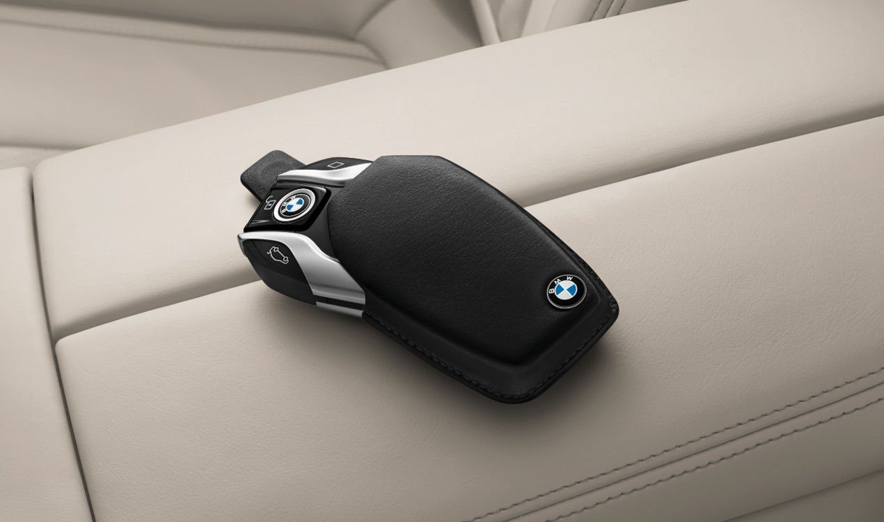 BMW Anhänger Schlüssel BMW Schlüsseletui Leder iX X4 (1-tlg)