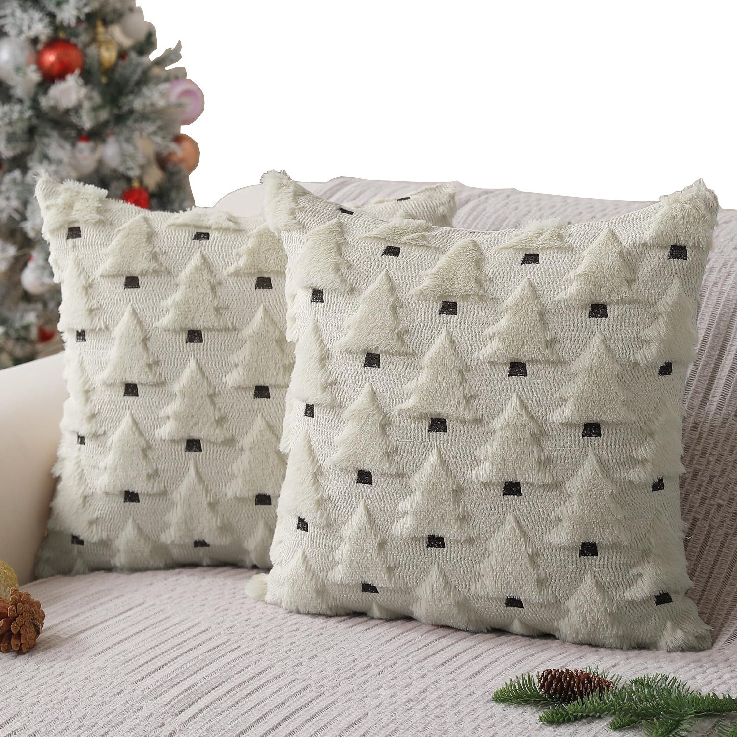 Coonoor Kissenbezug Weihnachtskissenbezüge, Weihnachtsdekorationen aus weic günstig online kaufen