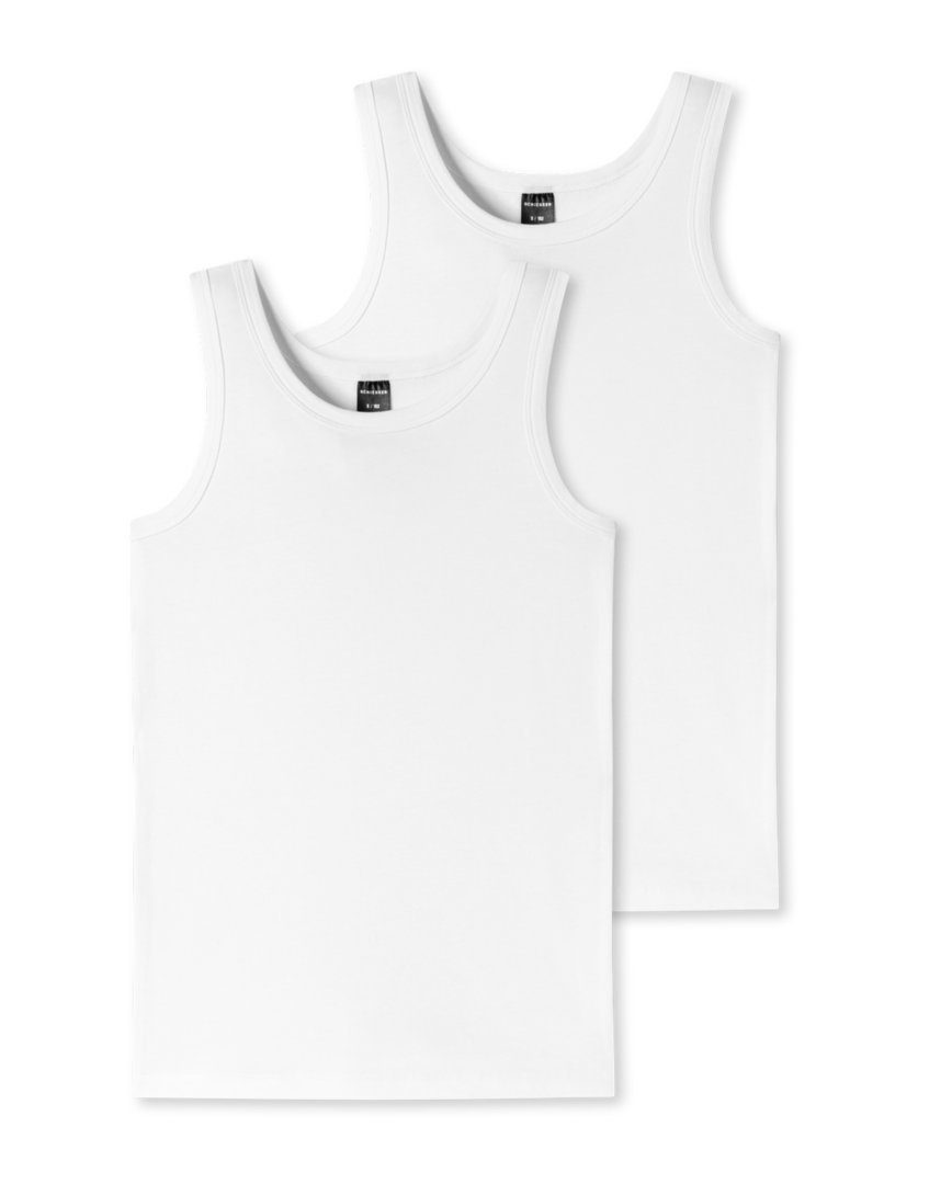 Pack Schiesser (Spar-Pack, Weiß 6er-Pack) Unterhemd 95/5 Unterhemd 6er