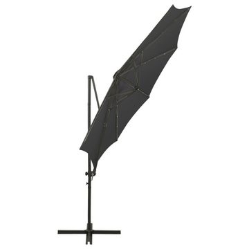 DOTMALL Sonnenschirm Ampelschirm mit Mast und LED 300 cm