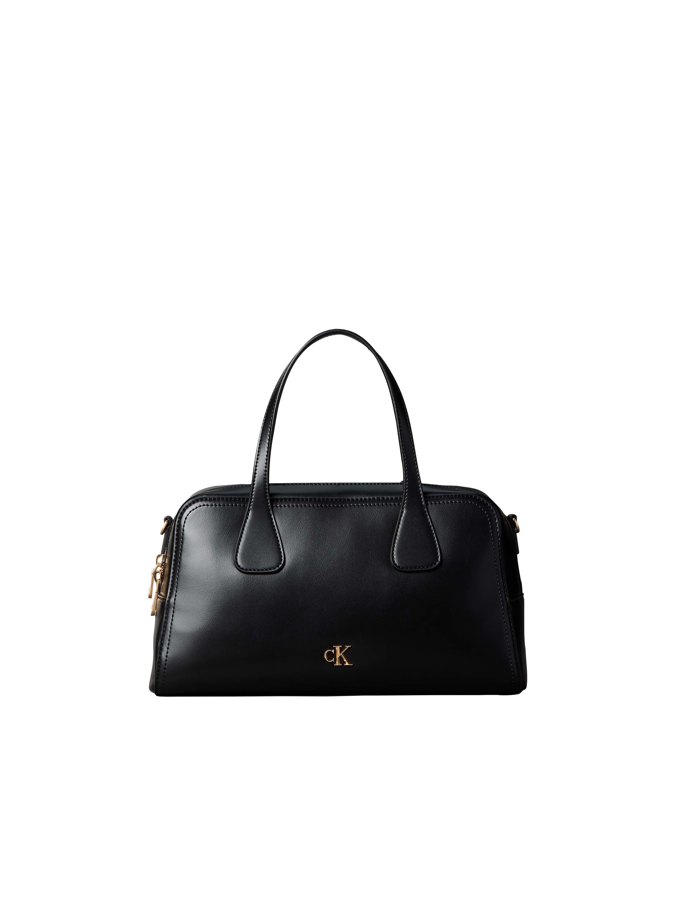 Calvin Klein Handtasche CK MEDIUM BOWLING BAG, Henkeltasche, Tragetasche mit CK-Logo
