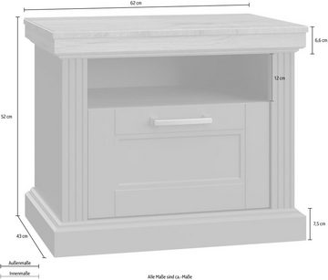 Home affaire Nachtkonsole Tara, lackiert mit wasserbasiertem UV-Lack, Soft-Close-Funktion