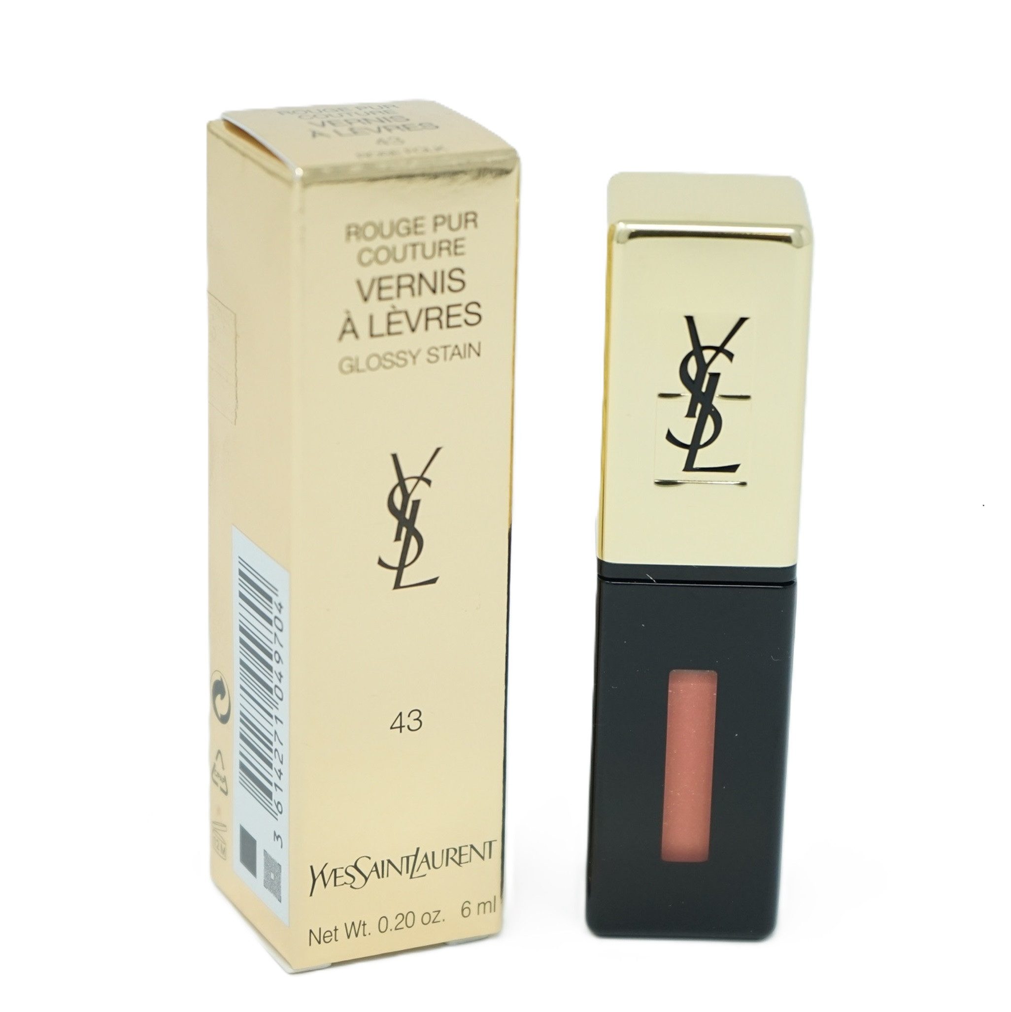 Lipgloss Yves Saint Laurent Rouge Lippenstift 43 Rose Folk