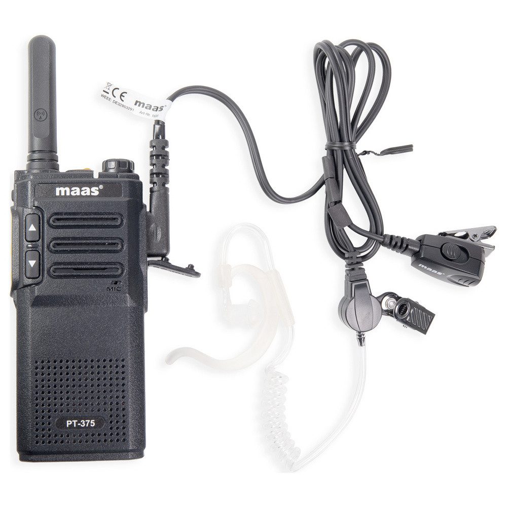 Maas Elektronik Walkie Talkie MAAS Elektronik Team-Set PT-375 KEP-24-VK 150111 PMR-Handfunkgerät 5er