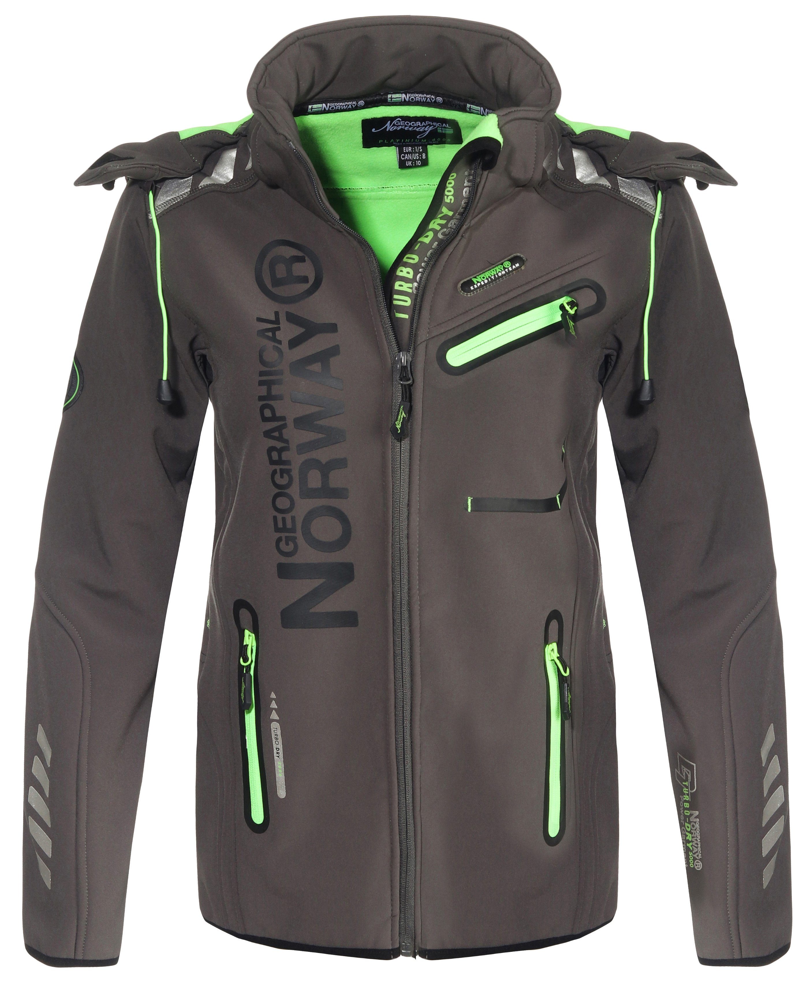 Geographical Norway Softshelljacke Damen Softshell Windbreaker Regen Outdoo günstig online kaufen