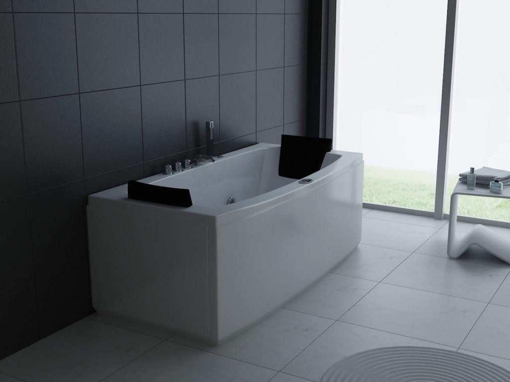 PureHaven Whirlpool 170x80 cm mit Heizung, Lichttherapie & Bluetooth-Soundsystem