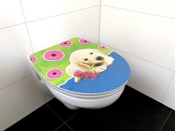 ADOB WC-Sitz Puppy, Absenkautomatik, zur Reinigung auf Knopfdruck abnehmbar