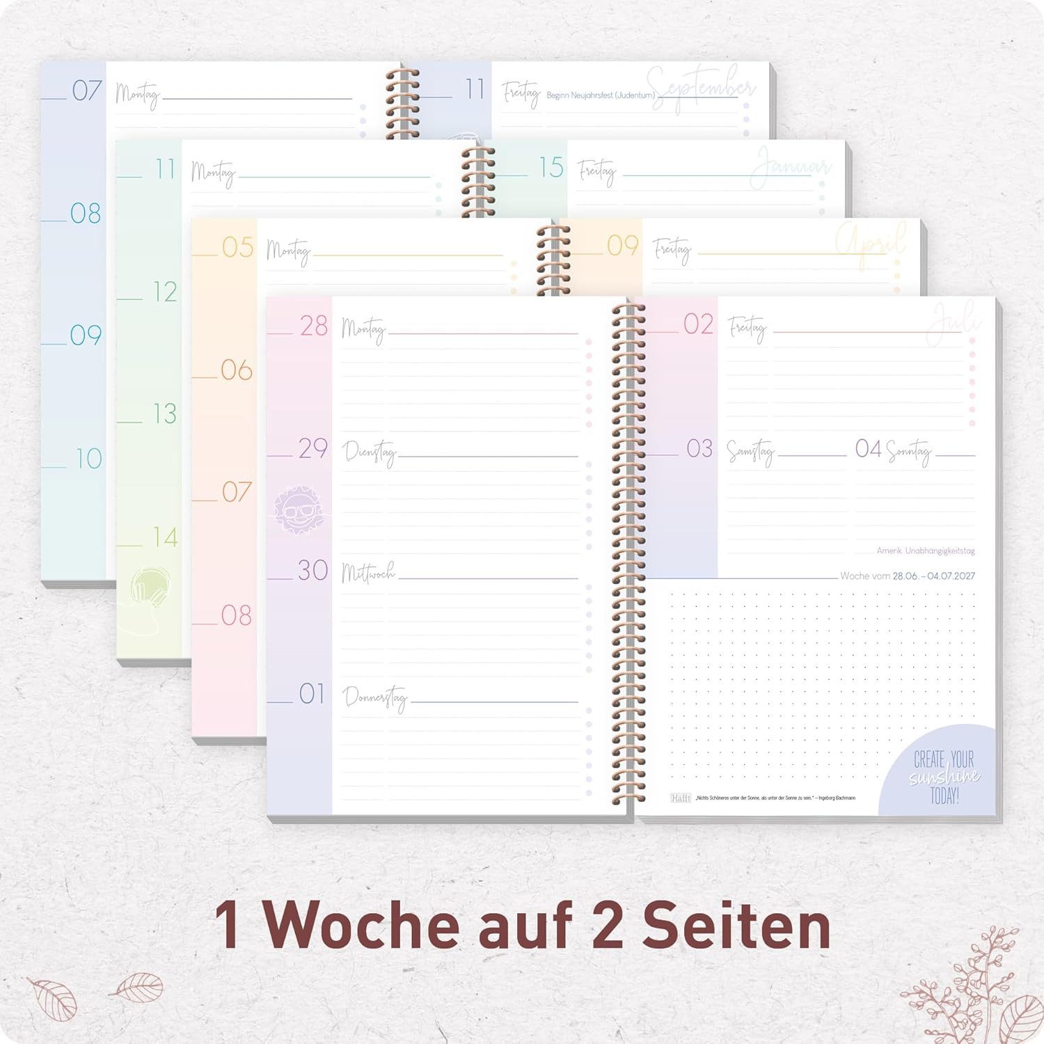 Häfft Schülerkalender College-Timer 2026/2027 / A5 – Bild 4 von 5
