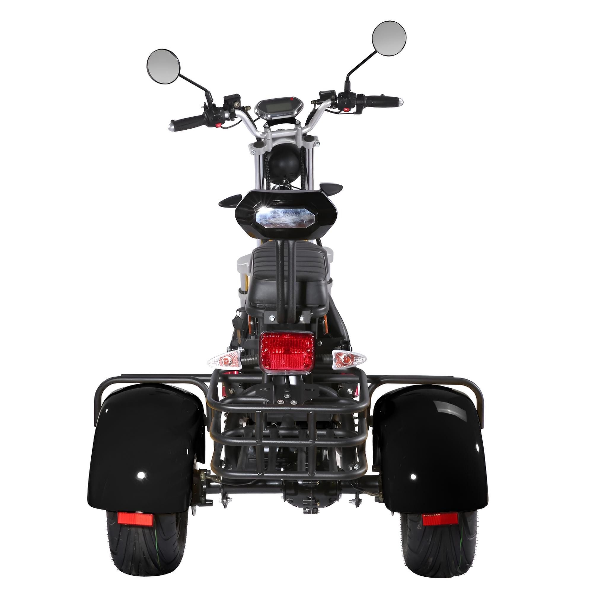 TZIpower electric scooter/trike with road approval, 2000W, 60V, 40AH, 45km/h, COC EEC, 2000 W, 45 km/h