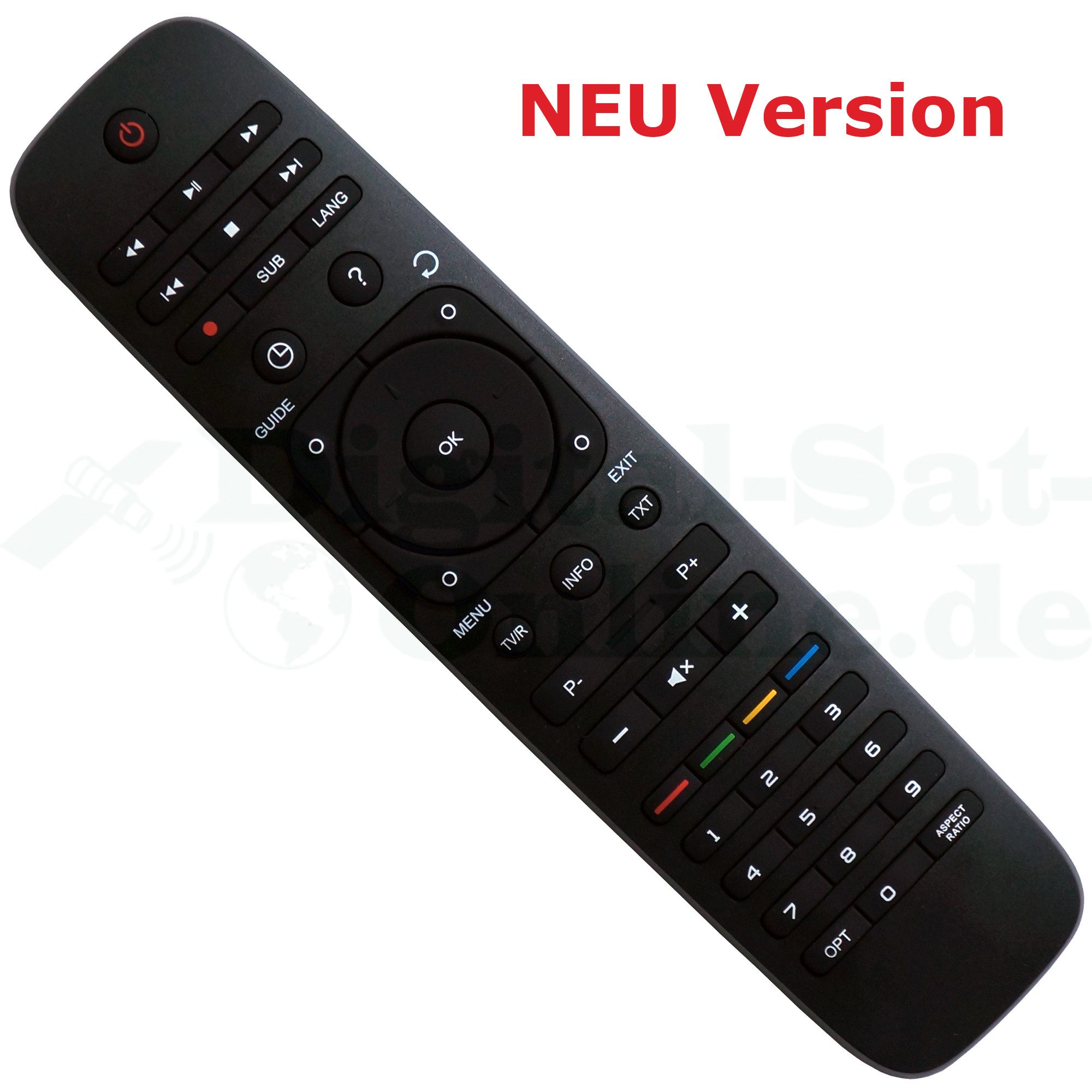 DSO Fernbedienung für LBox IP Client / Skyter MINI 3D L-Box V1, V2, 4K SAT-Receiver – Bild 2 von 3