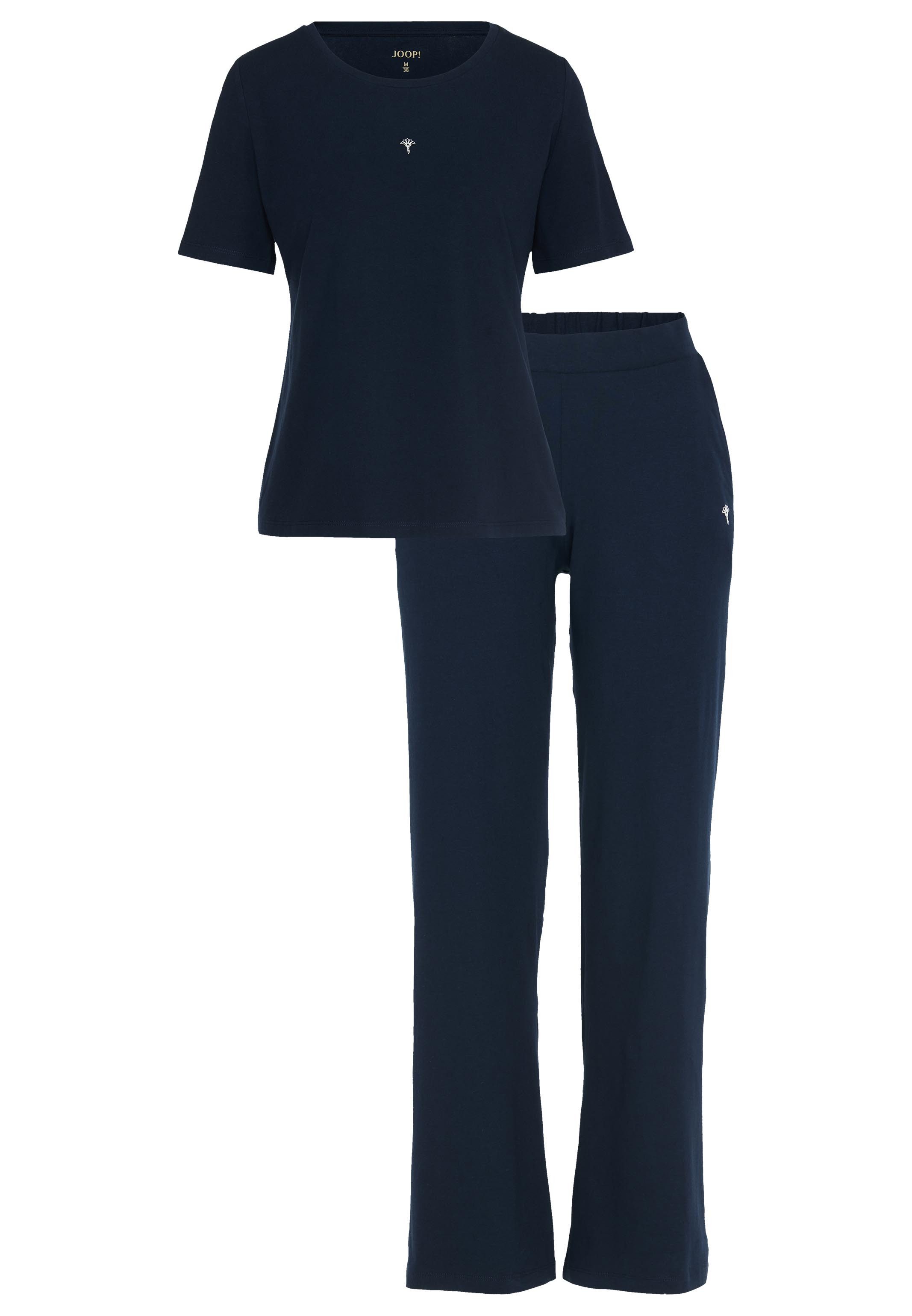 JOOP! Pyjama Cosy (Set, 2 tlg) Schlafanzug - Baumwolle - Atmungsaktiv