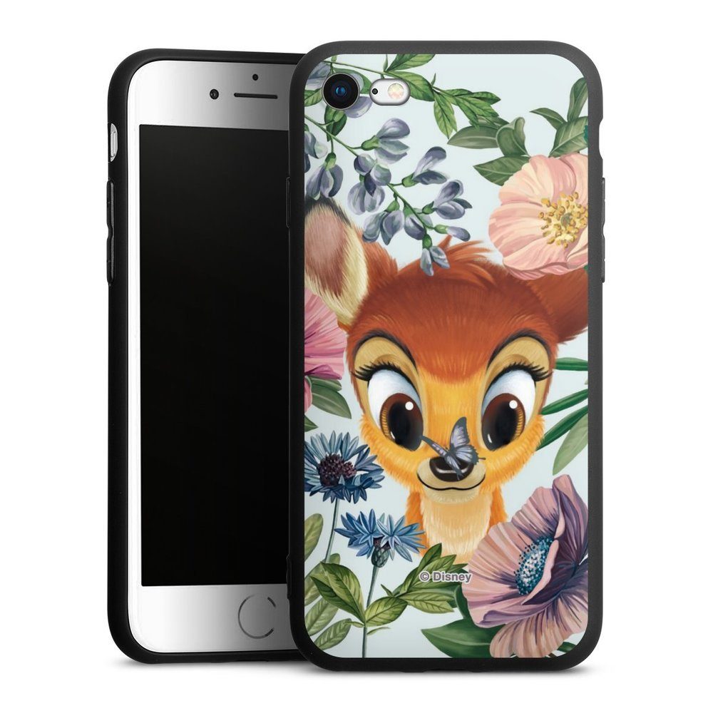DeinDesign Handyhülle Disney Blumen Bambi Bloomy Bambi, Apple iPhone 8 Silikon Hülle Premium Case Handy Schutzhülle