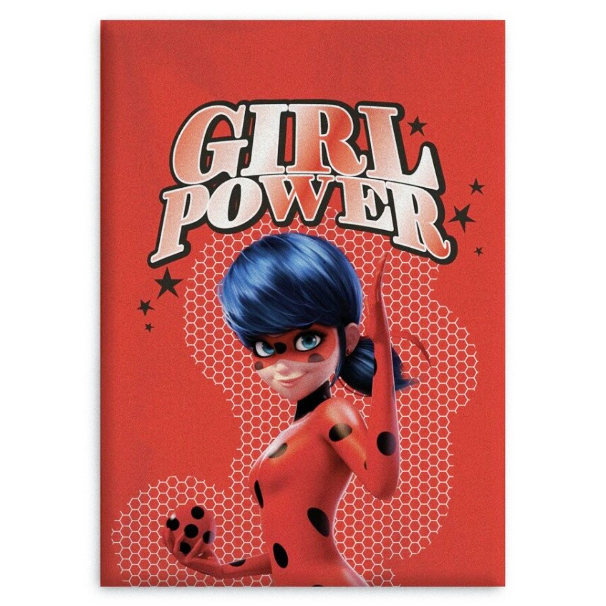 Wohndecke Miraculous Ladybug Fleecedecke leichte Kuscheldecke 100x140 cm, Miraculous - Ladybug