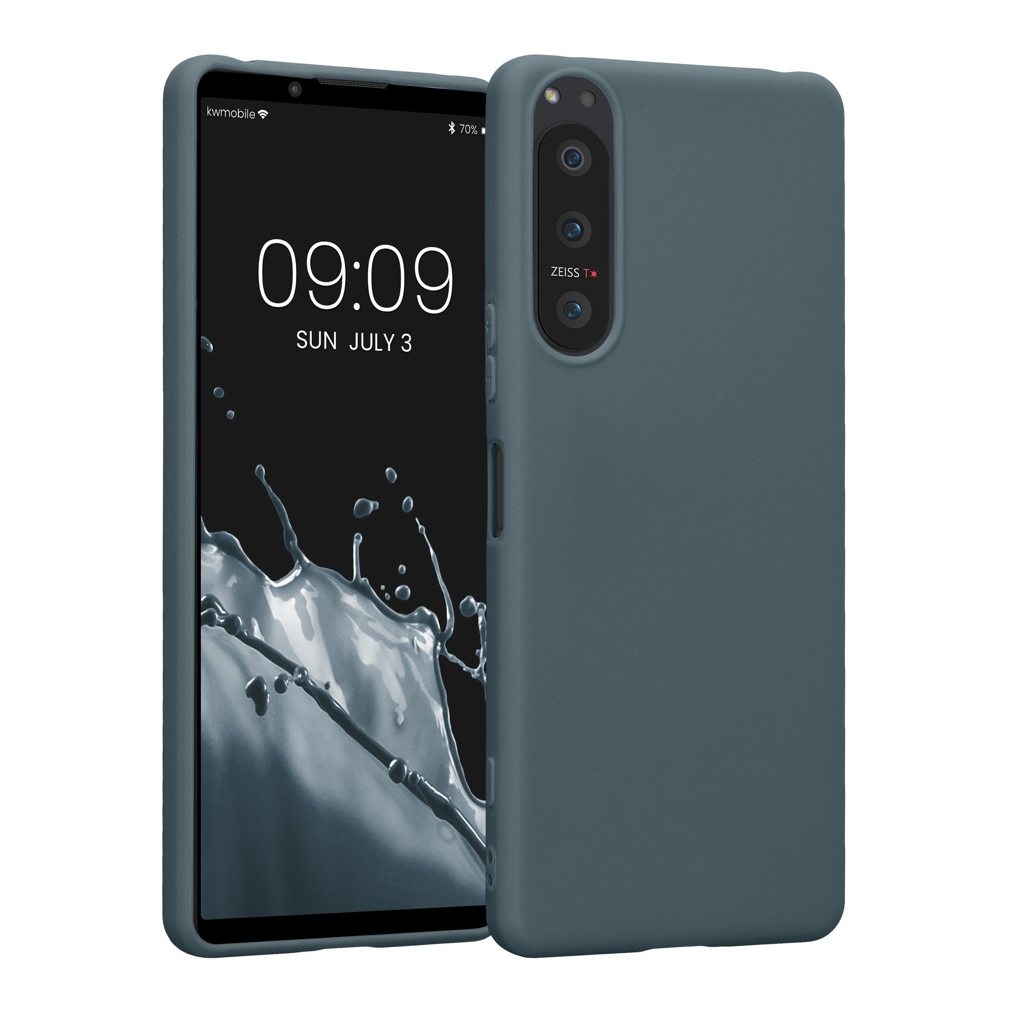 kwmobile Handyhülle Hülle für Sony Xperia 5 IV, Hülle Silikon - Soft Handyhülle - Handy Case Cover
