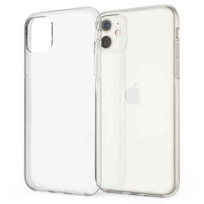 Nalia Smartphone-Hülle Apple iPhone 11, Klare Silikon Hülle / Extrem Transparent / Vergilbungsfrei / Stoßfest / Kratzfest / Durchsichtige Dünne Schutzhülle / Clear Phone Case / Soft Cover / Anti-Gelb / Flexibel / Handy-Schale Etui Bumper Phone Backcover Handycase Handycover