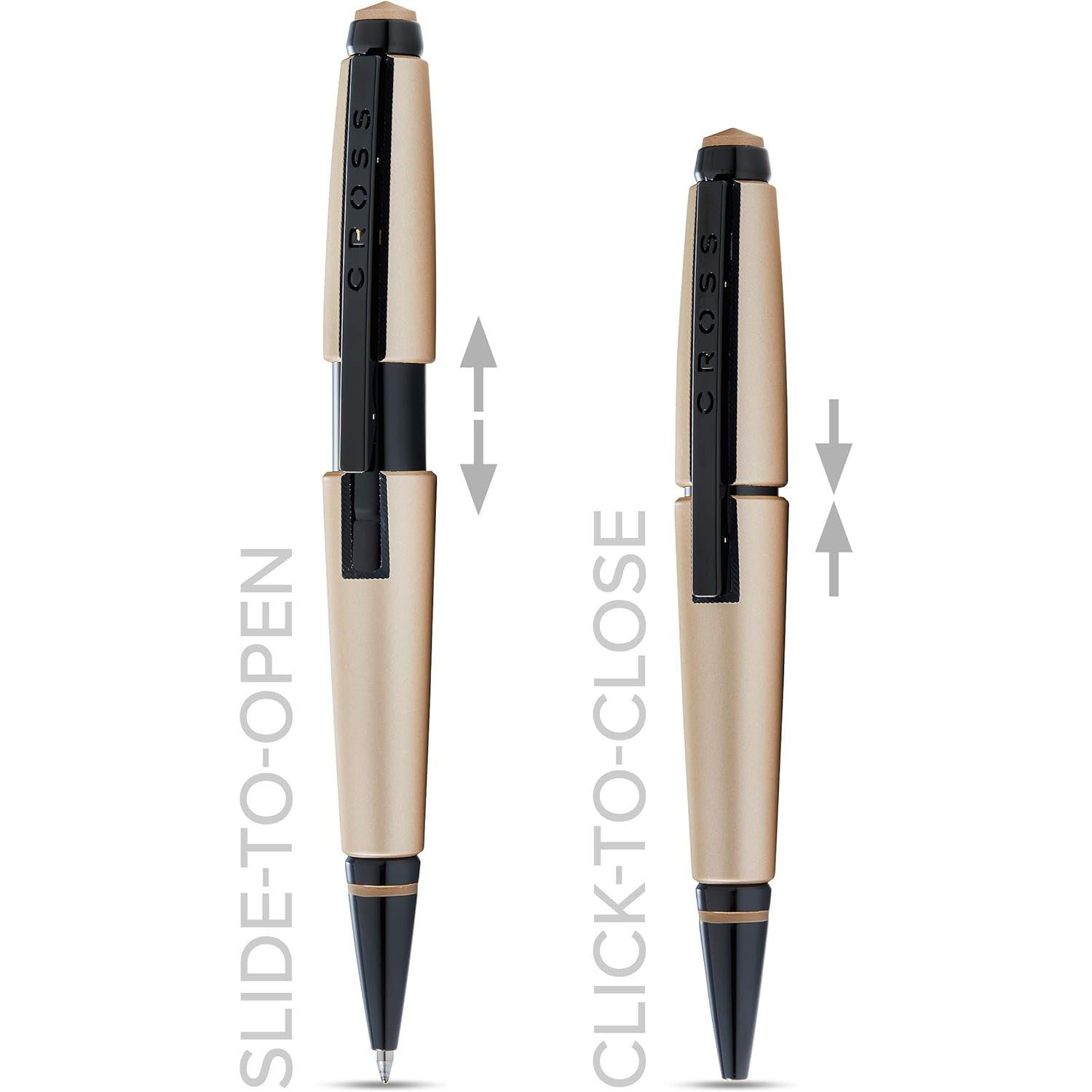 CROSS-USA Tintenroller CROSS Rollerball Edge Mattbeige, PVD, mit Gel-Mine