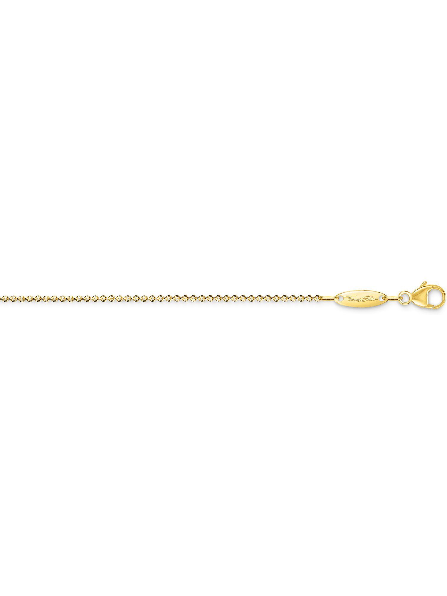 THOMAS SABO Silber Thomas Silberkette Damen-Kette Sabo gold