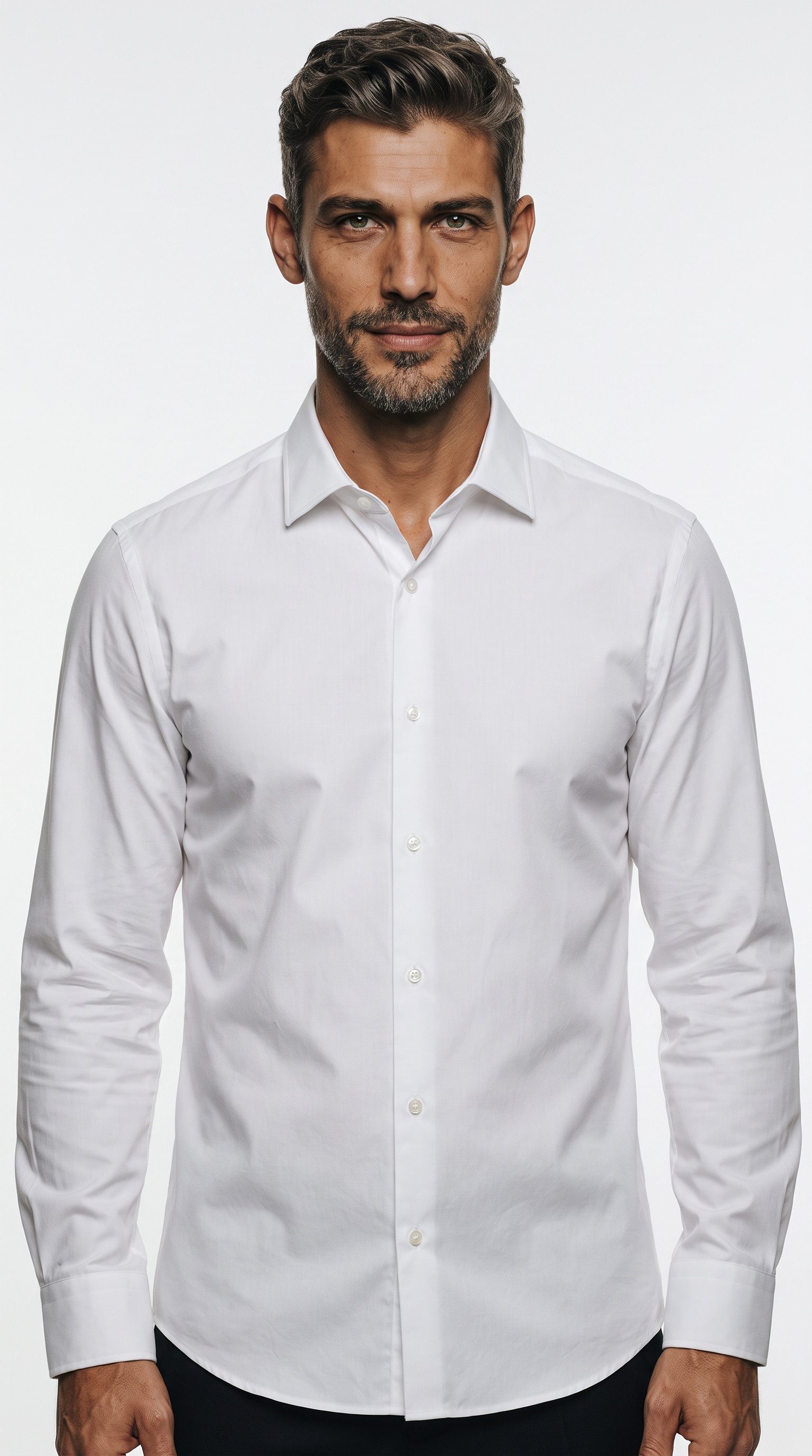 BOSS Businesshemd Hank Kentkragen, Slim-Fit, bügelleichte Qualität