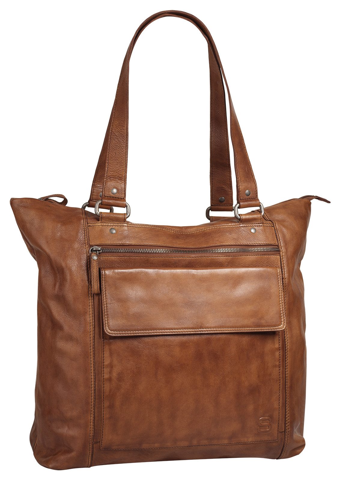 Spikes & Sparrow Shopper, echt Leder