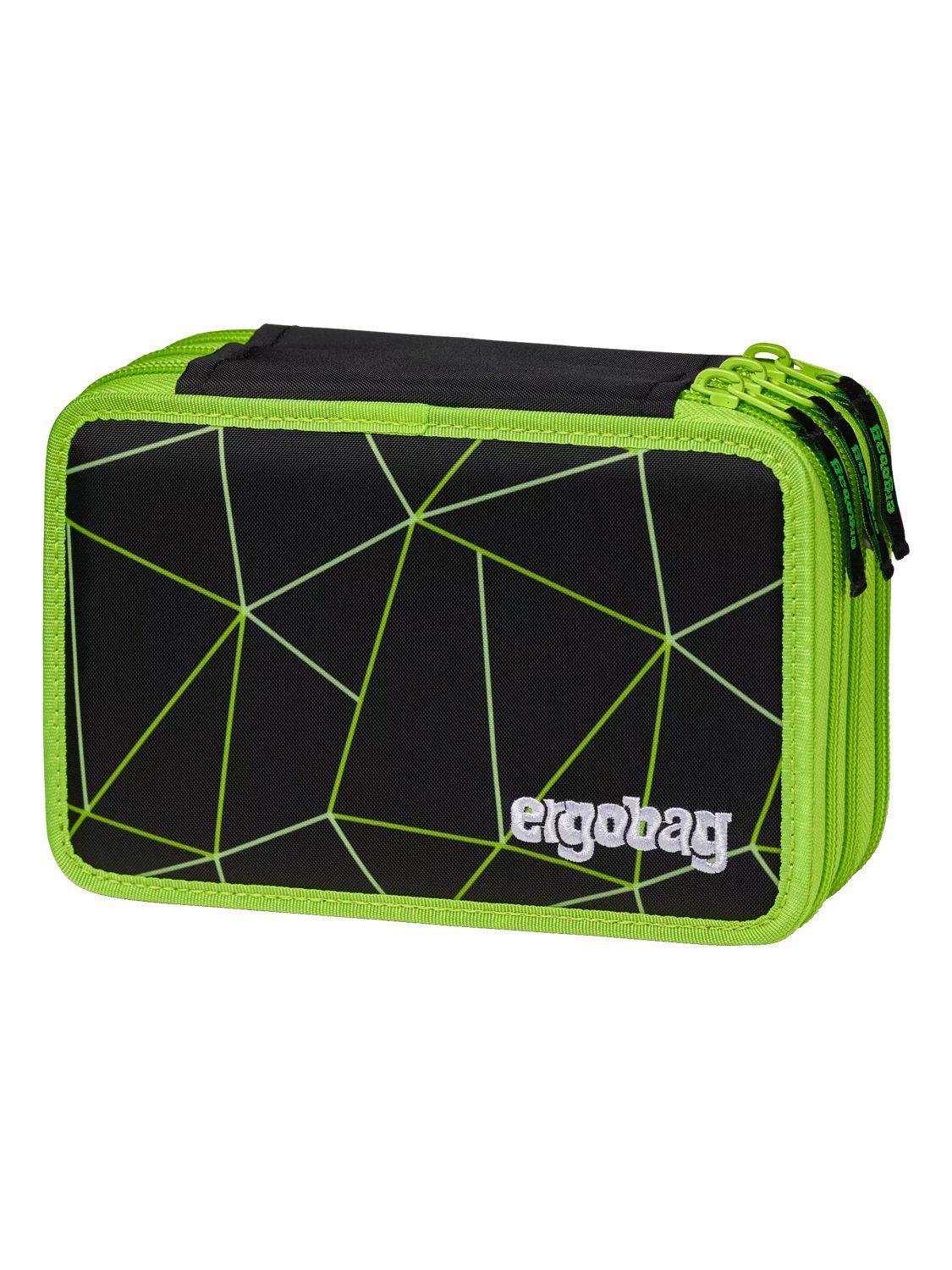ergobag Federmäppchen Maxi Mäppchen, (41-tlg), mit Stiften befüllt