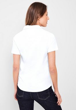 Cecil Poloshirt Cecil Basic Poloshirt in White (1-tlg) Nicht Vorhanden