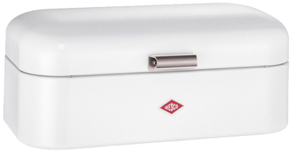 WESCO Brotkasten Grandy - Brotdose, Stahlblech, (1-tlg), Lüftungslöcher auf der Rückseite, Metallschaniere