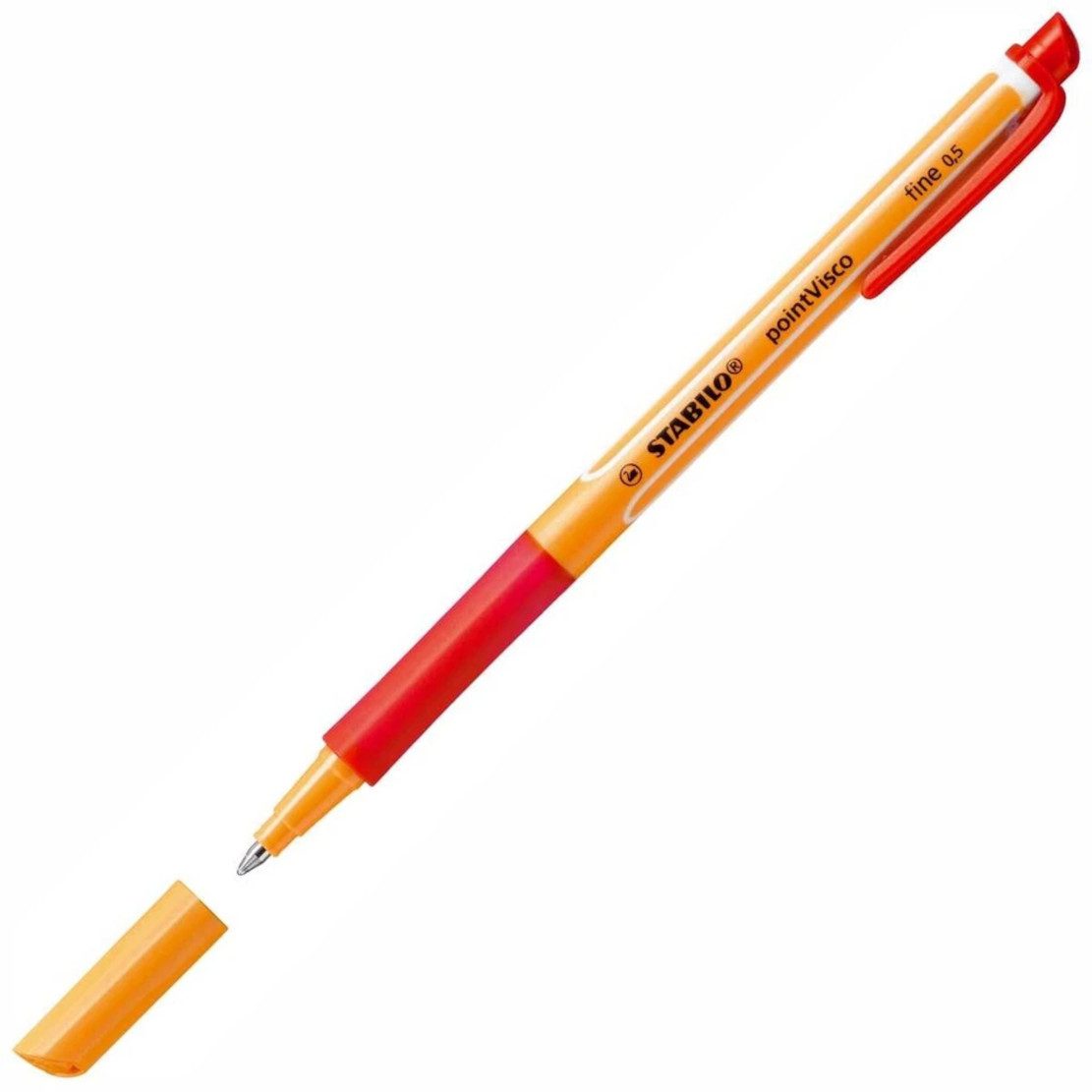 STABILO Tintenroller STABILO pointVisco Tintenroller rot – 1 Stück