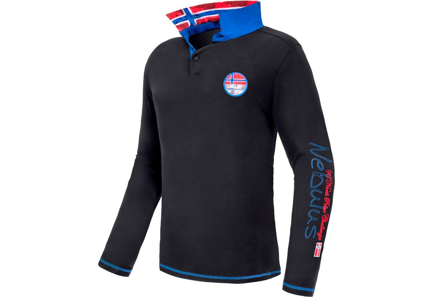 Nebulus Poloshirt SECOND, P6890 - Herren, schwarz, M
