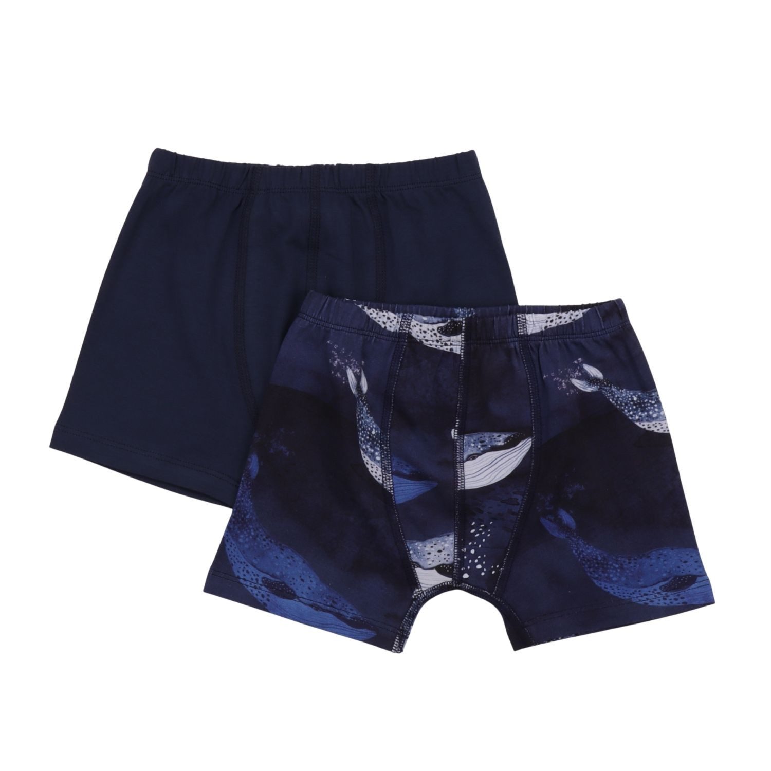 Walkiddy Boxer Walkiddy Blue Whales Kinder Bio Baumwolle GOTS Dark Blue Bio Baumwolle,GOTS, Kinderbekleidung,nachhaltige Klamotten,Boxer