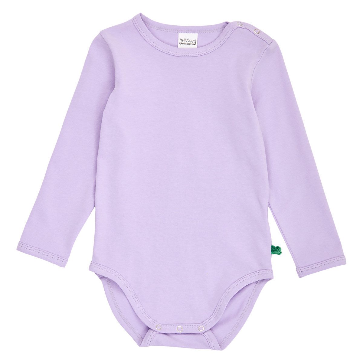 Fred's World by GREEN COTTON Langarmbody 1582078600 Mädchen (1-tlg) Langarm Einteiler, Body, Longsleeve-Body, Bodysuit, Stretchbody