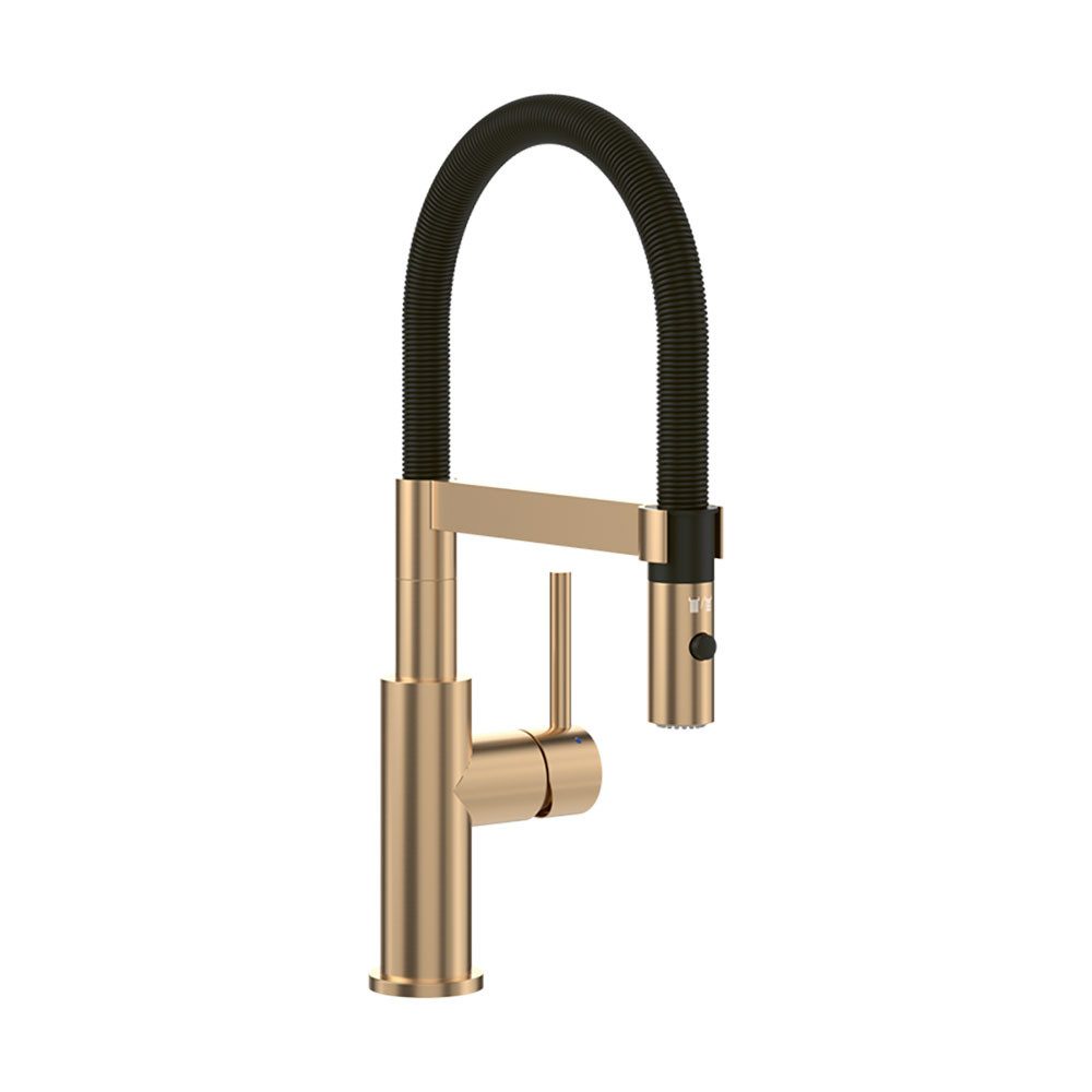 Villeroy & Boch Küchenarmatur Steel Expert Compact Gold-Schwarz