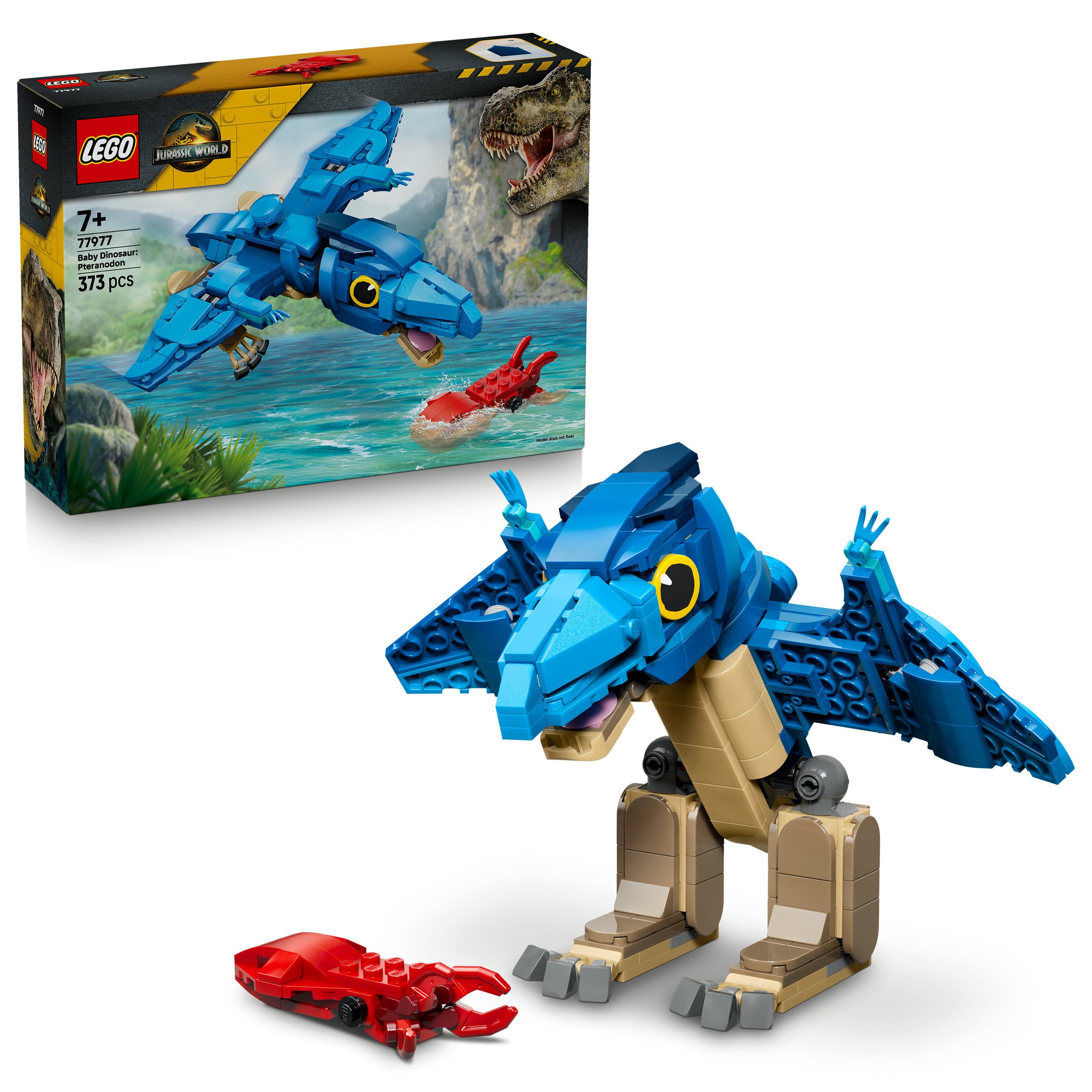 LEGO® Baby-Dinosaurier: Pteranodon (77977), LEGO Jurassic World Konstruktionsspielsteine, (373 St), Made in Europe
