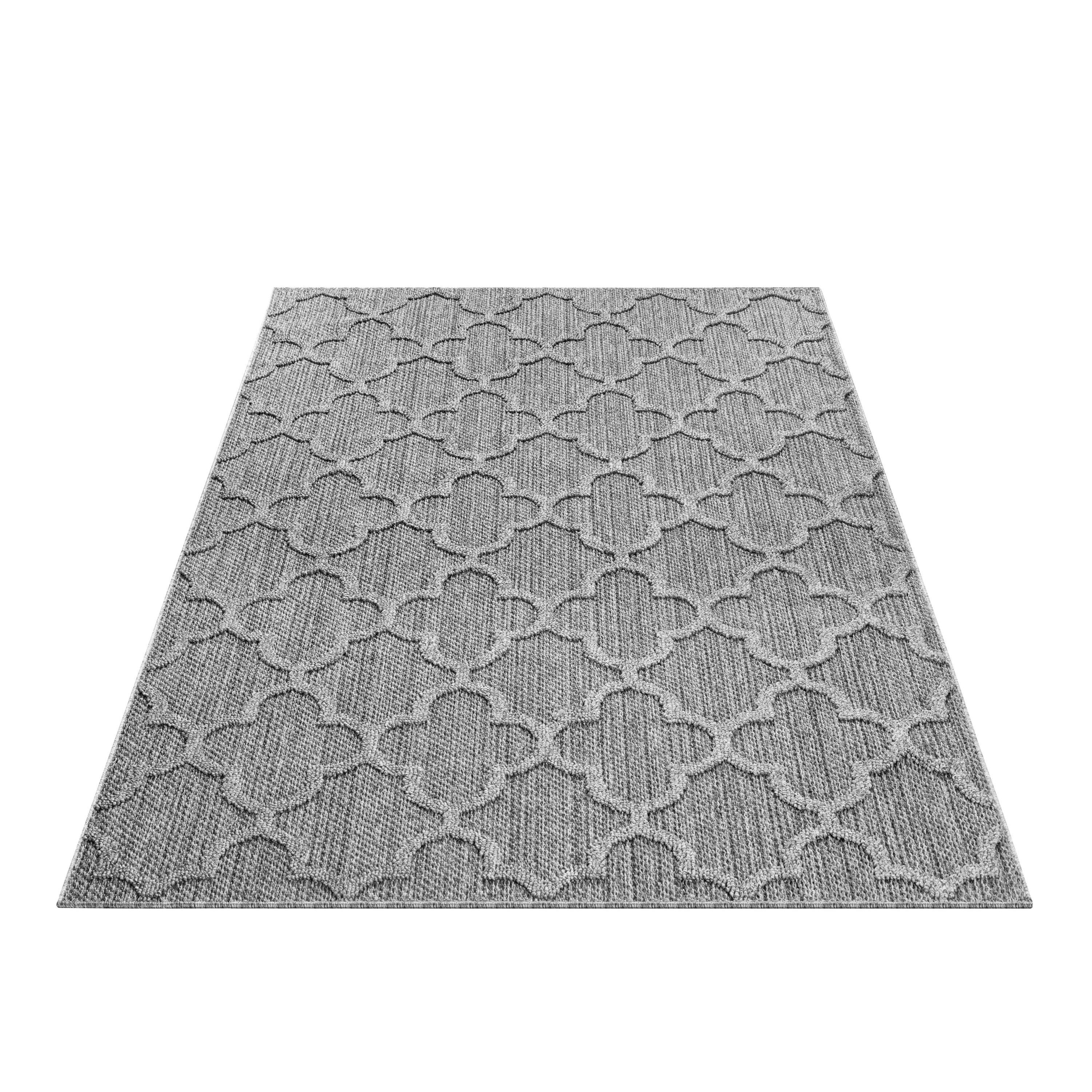 SIMPEX24 Outdoorteppich Skandinavisches Design, Läufer, Höhe: 8 mm, In & Ou günstig online kaufen