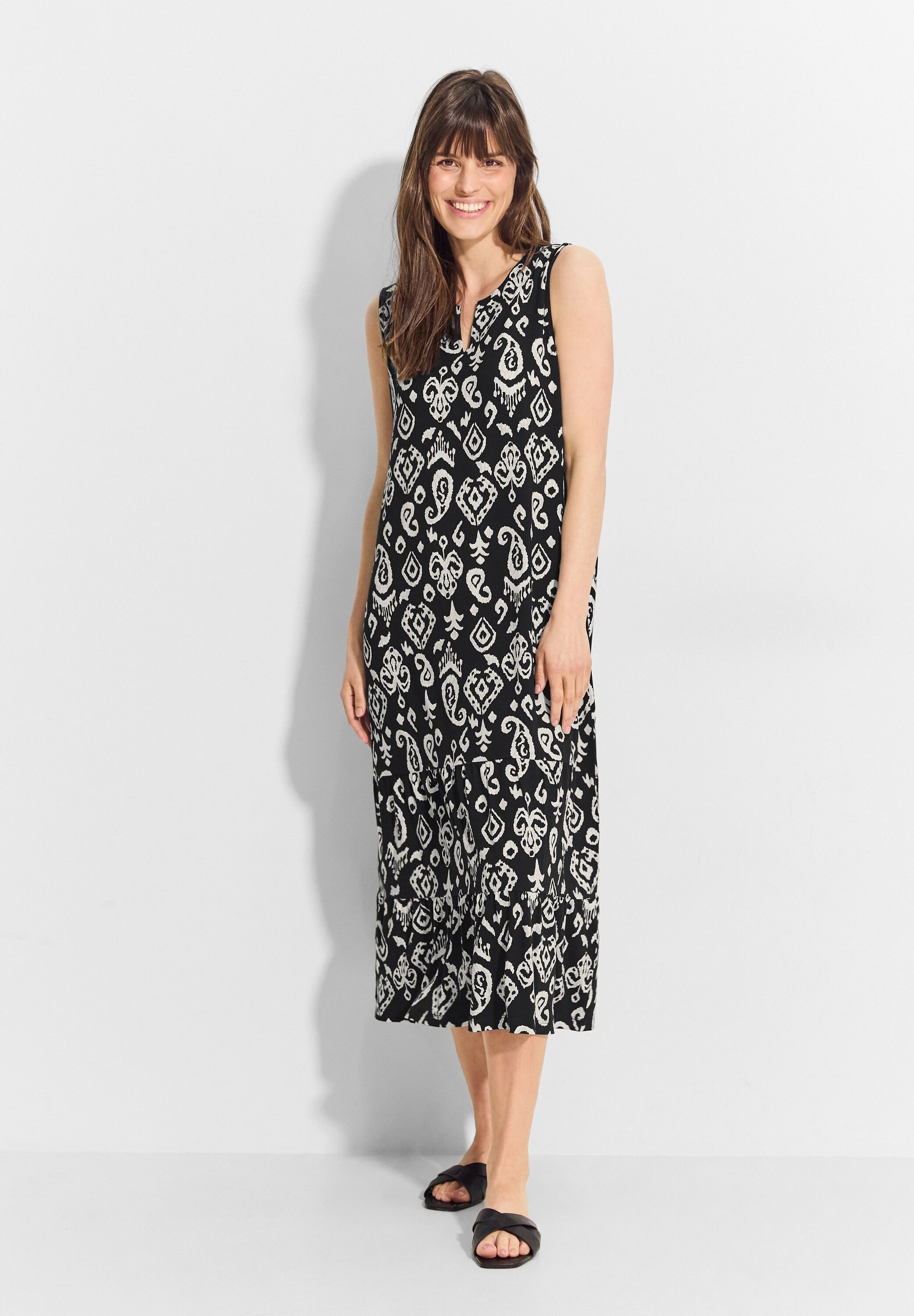 Cecil Jerseykleid mit All-Over Print