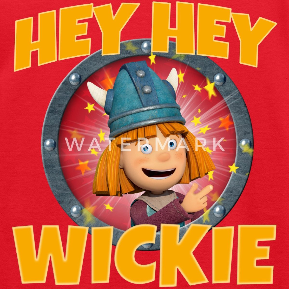 Spreadshirt T-Shirt Wickie Und Die Starken Männer Hey Hey Wickie Lied Kinder T-Shirt (1-tlg)