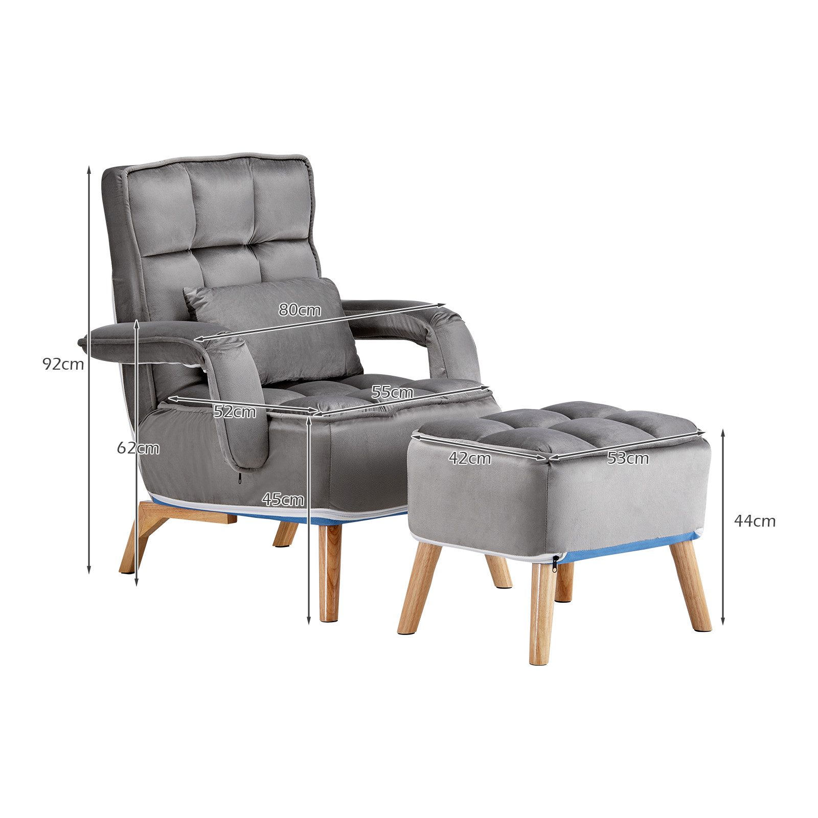 Ofcasa Relaxsessel Loungesessel Polsterstuhl (Relaxsessel mit günstig online kaufen