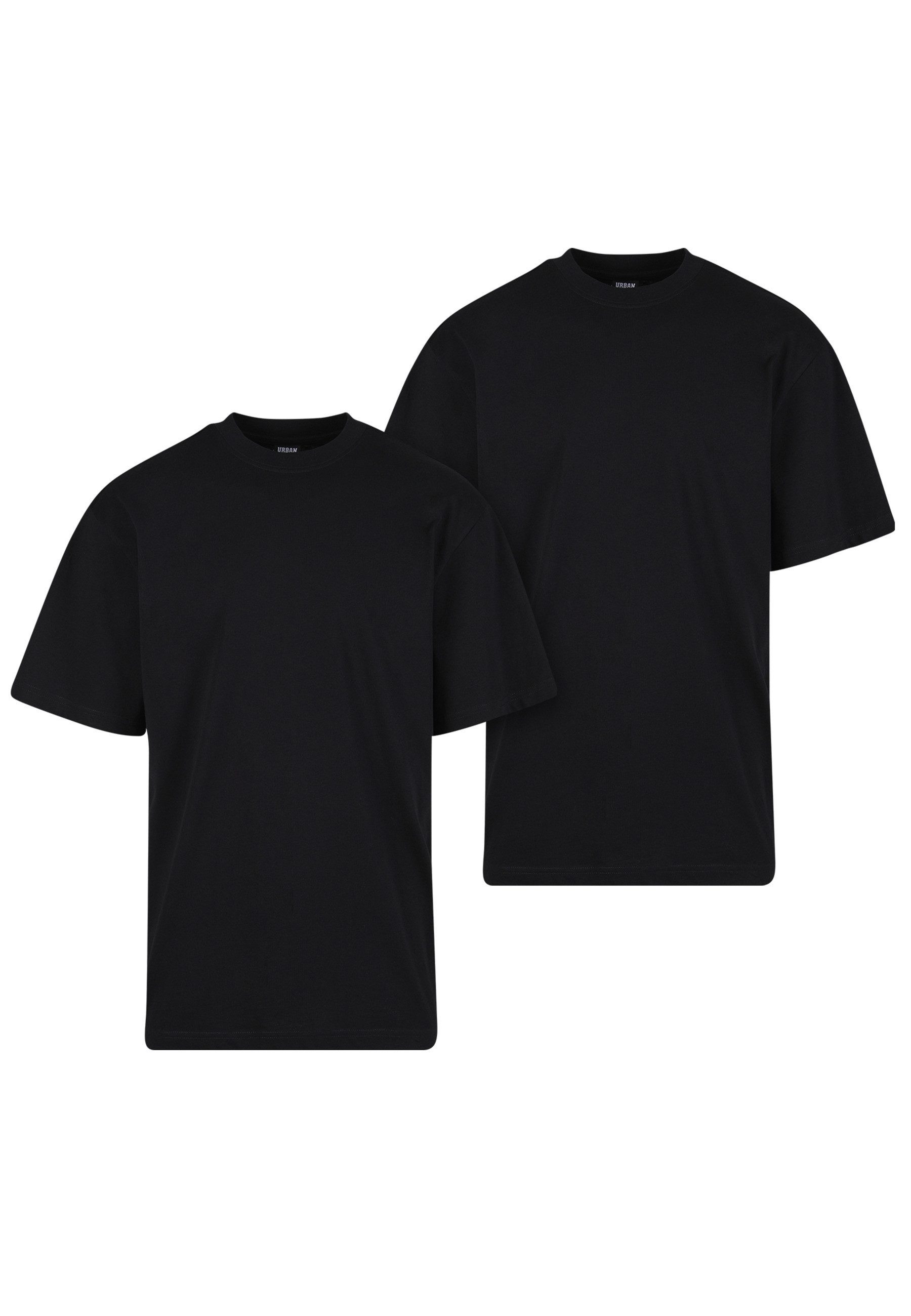 URBAN CLASSICS T-Shirt Urban Classics Herren Tall Tee 2-Pack (1-tlg)