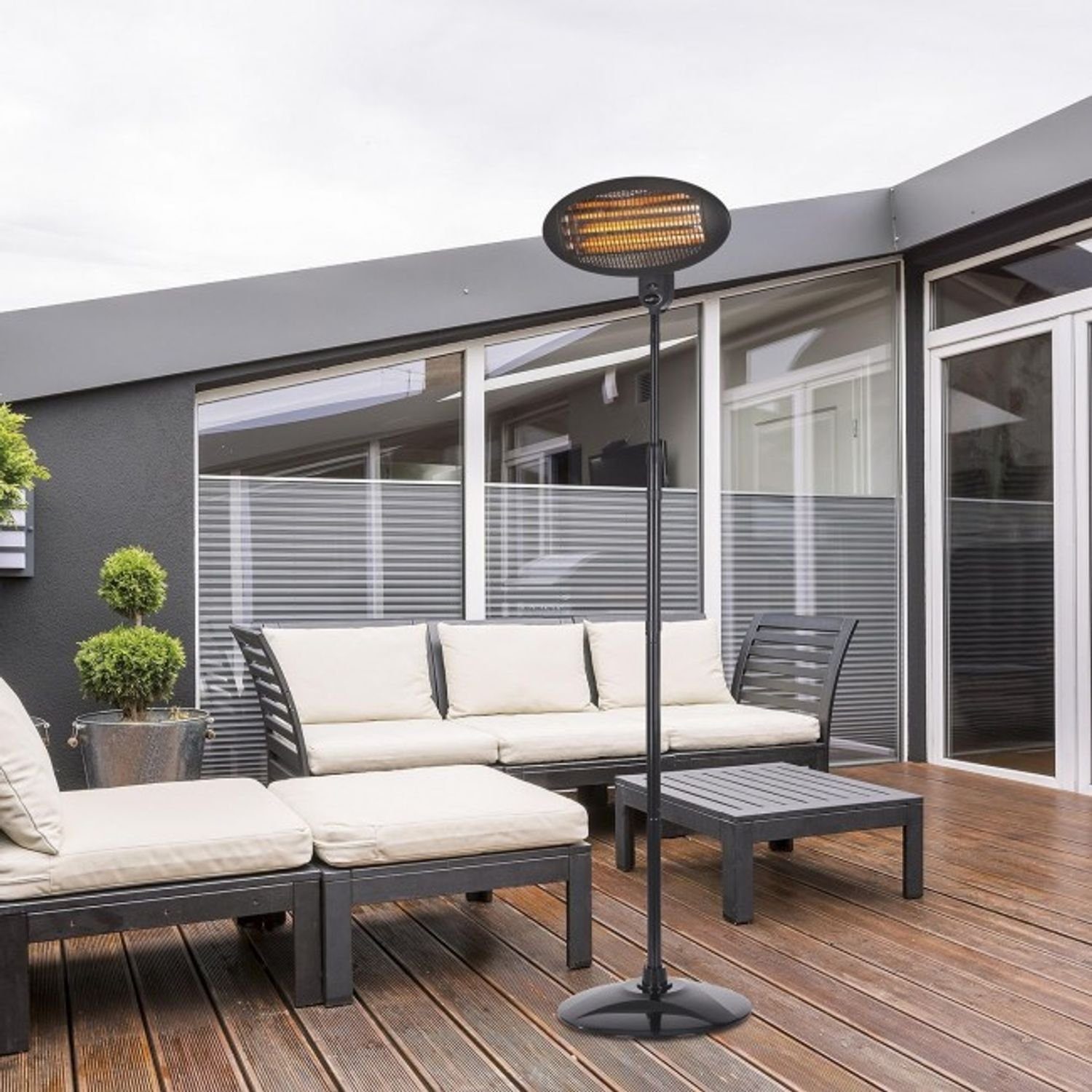 MAXXMEE Heizlüfter Maxxmee Infrarot-Heizstrahler 2000 W Heizlüfter Wärmestrahler Heizung