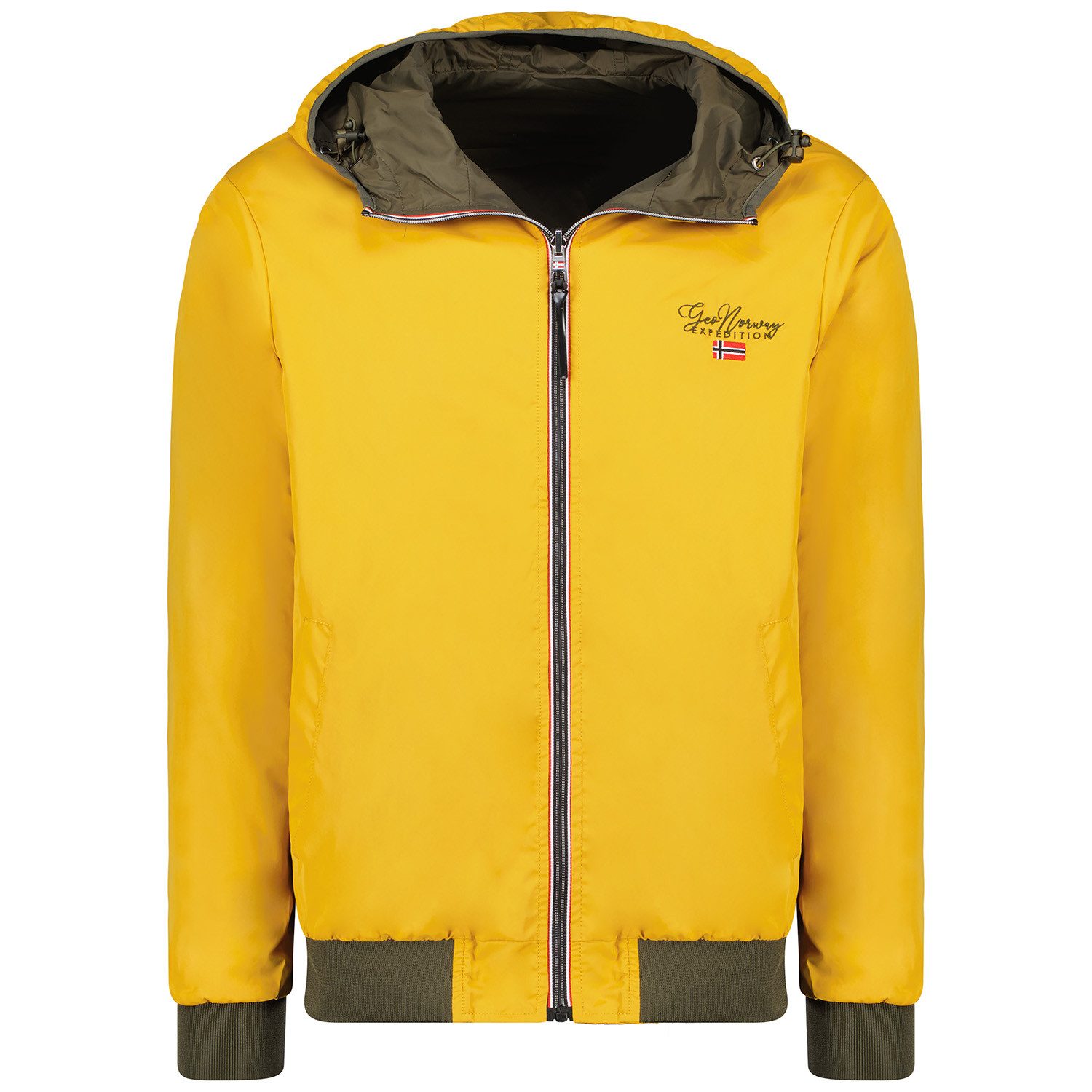 Geographical Norway Softshelljacke Herren Regular Fit Jacke Wendbar baarrivial men mit Kapuze