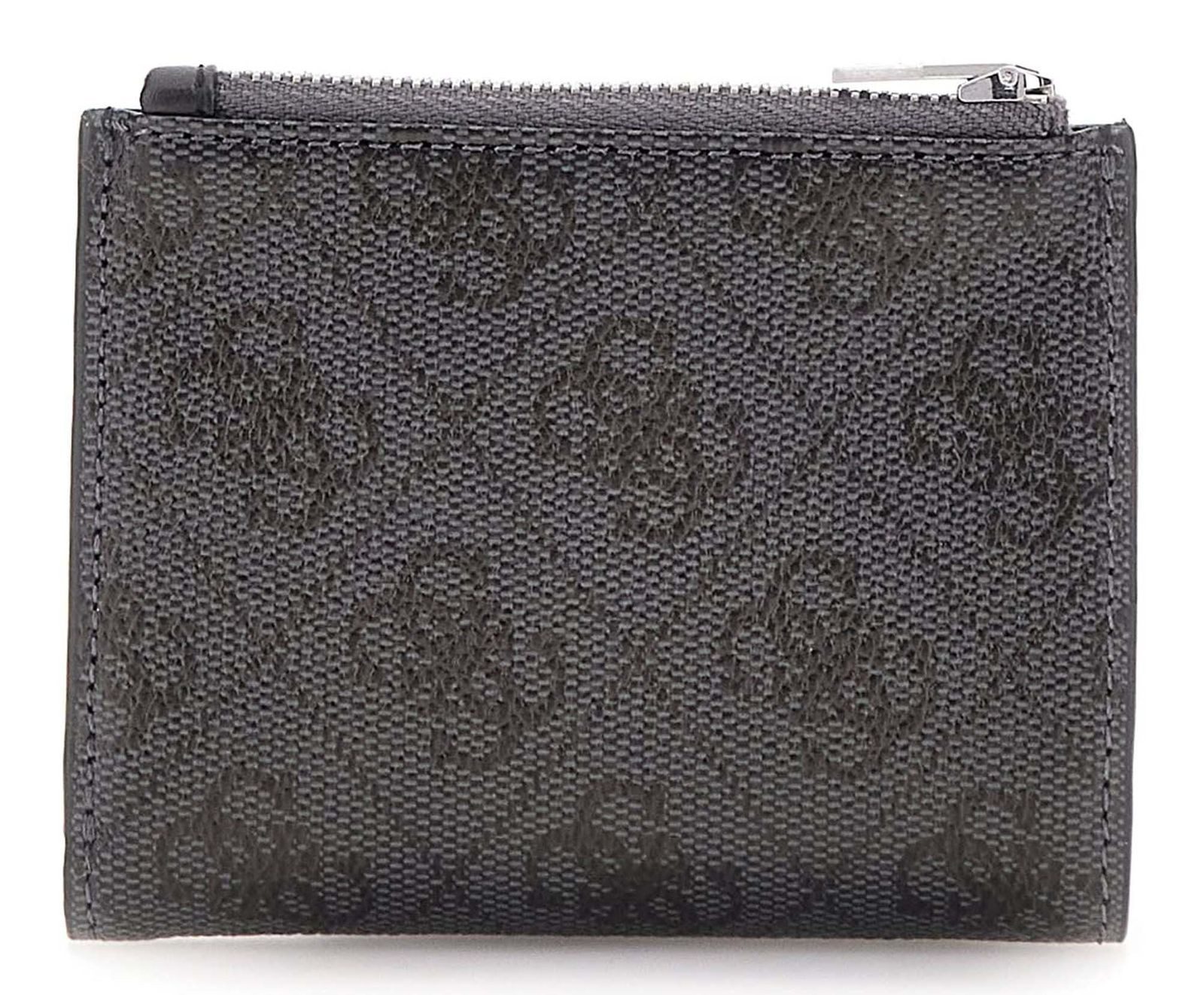 Guess Geldbörse Bifold Top Zip Wallet, aus echtem Leder mit RFID-Blocker Schutz