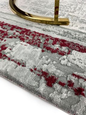 Teppich Combo 5001, RESITAL The Voice of Carpet, rechteckig, Höhe: 10 mm, Kurzflor, modernes Design, mit Bordüre und Fransen, Wohnzimmer