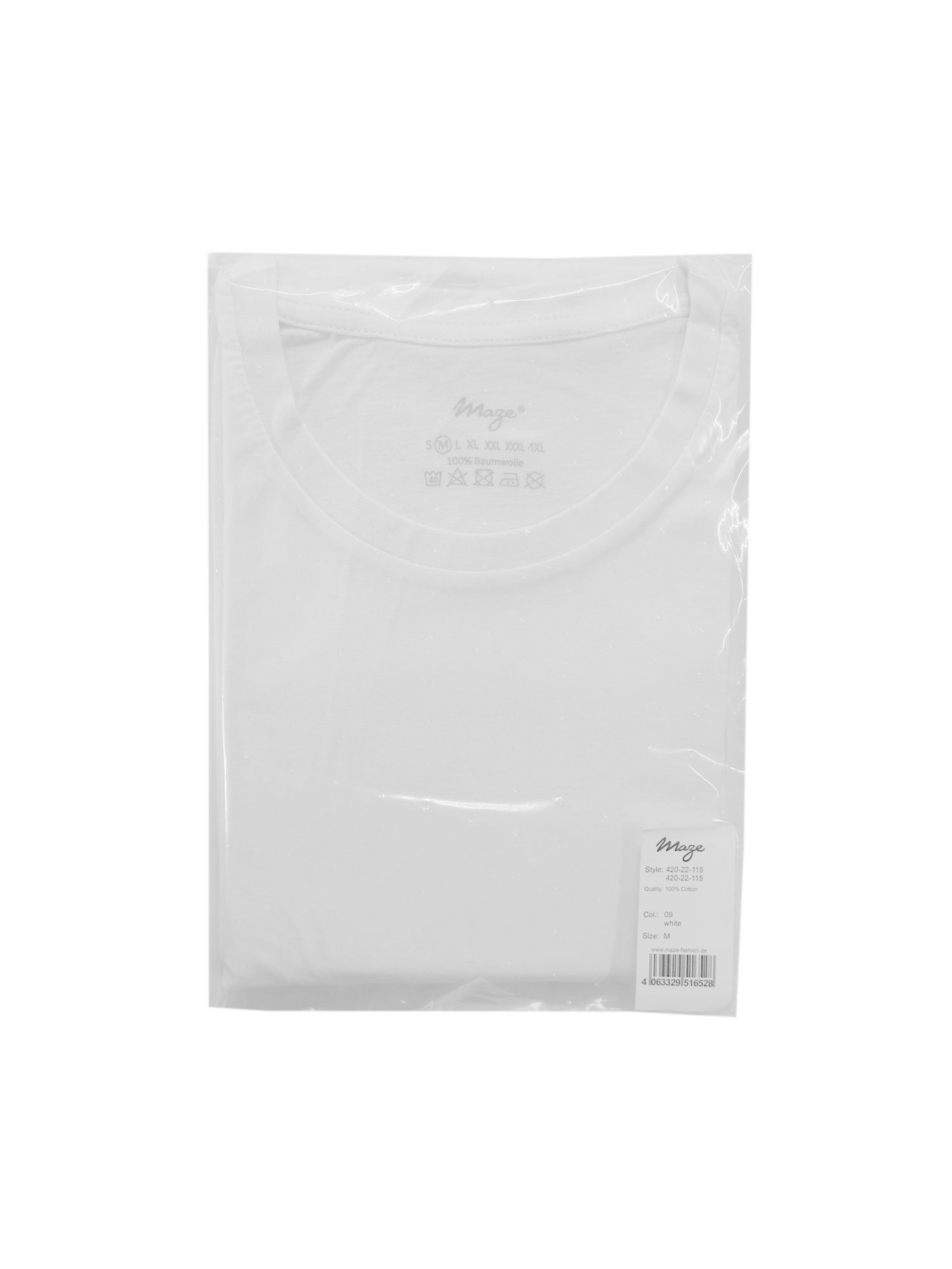 Maze T-Shirt 42022115 white