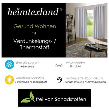 Verdunkelungsvorhang XXL Thermovorhang Verdunklungsgardine Raumteiler, heimtexland, Multifunktionsband (1 St), verdunkelnd, Verdunklungsstoff, blickdicht, Sonnenschutz, Verdunklung, Kälteisolierung, Schalldämmung