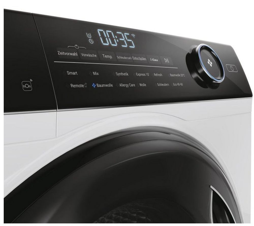 Haier Waschmaschine I-Pro Serie 5 HW90-BP14939-DE, 9.00 kg, 1400 U/min, Extra Leise Dampfprogramm EEK A Smarte Steuerung