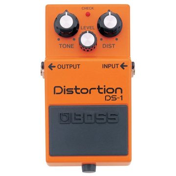 Boss by Roland E-Gitarre Boss DS-1 Distortion Pedal mit Gitarrenkabel 3m