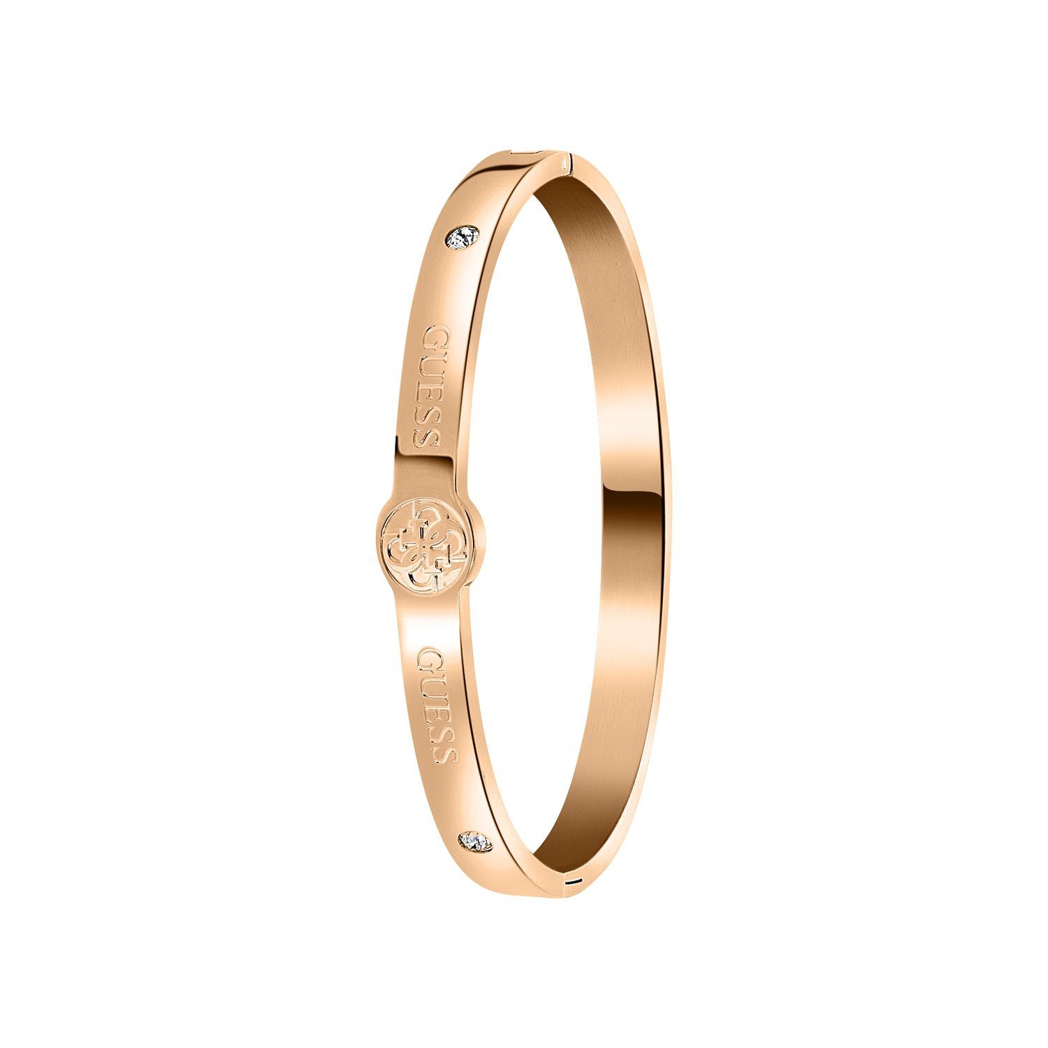Guess Armreif Armband - Stahl - Rose - Kristall - Damen
