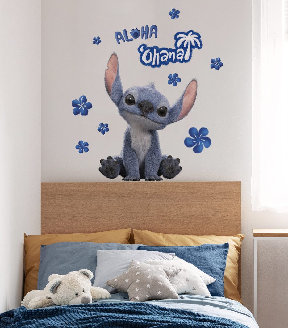 Komar Wandtattoo Disney Lilo and Stitch Live Action Ohana (Set, 1 St., Disney Wandtattoo), Künstler: Disney, Stitch, 50 x 70 cm (Breite x Höhe)