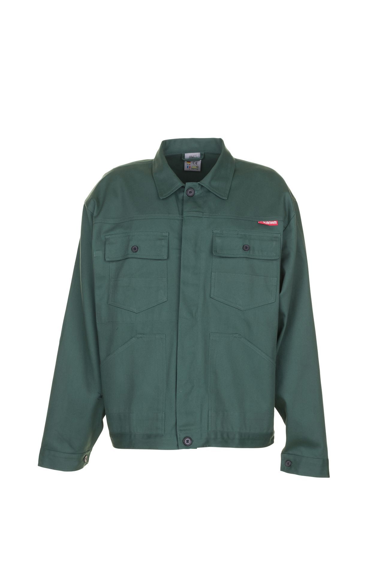 Planam Arbeitsjacke PLANAM Herren Bundjacke BW-290 Brusttaschen Reißfest Mittelgrün