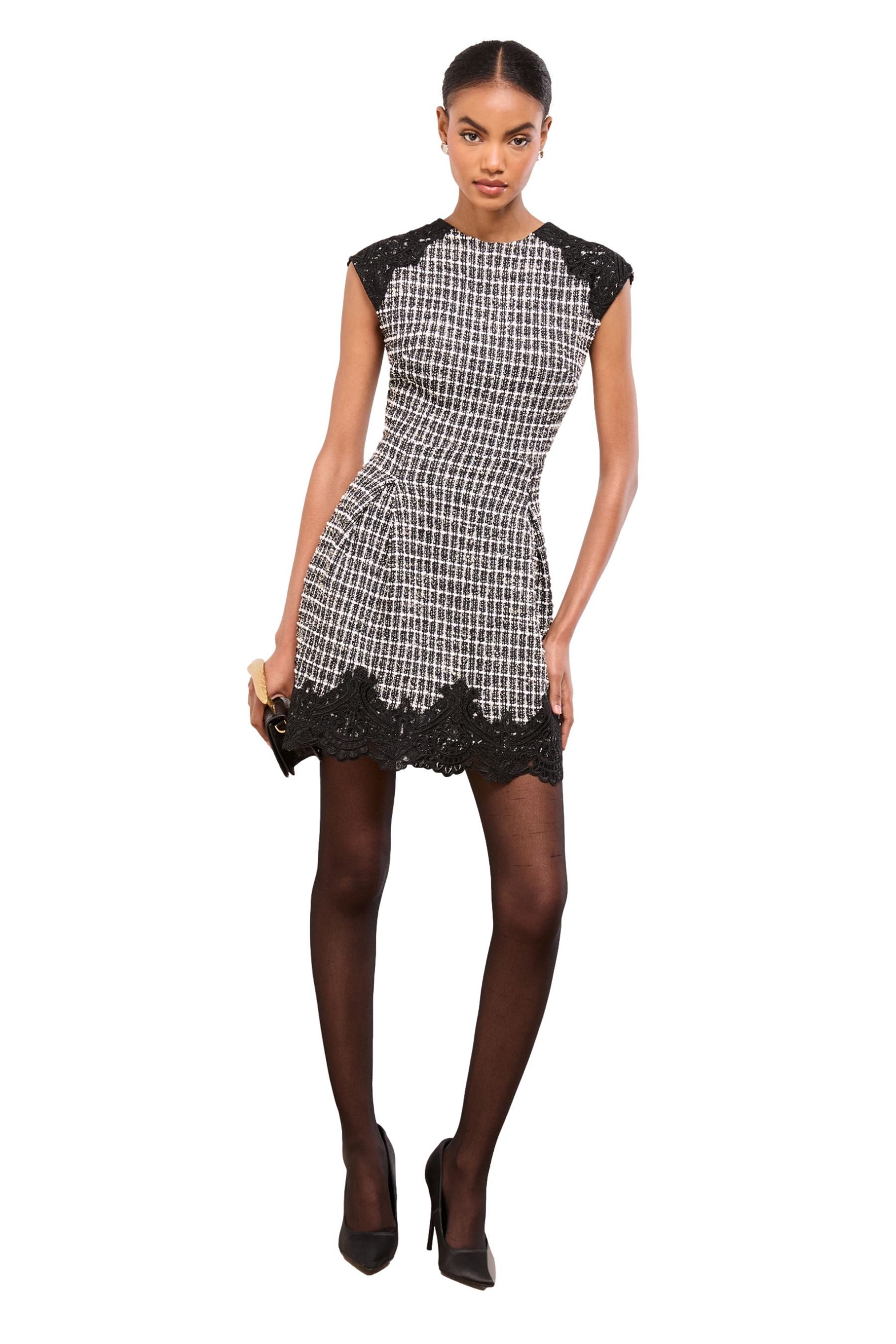 LIPSY Minikleid Lipsy Bouclé-Minikleid in Lampionform (1-tlg) günstig online kaufen
