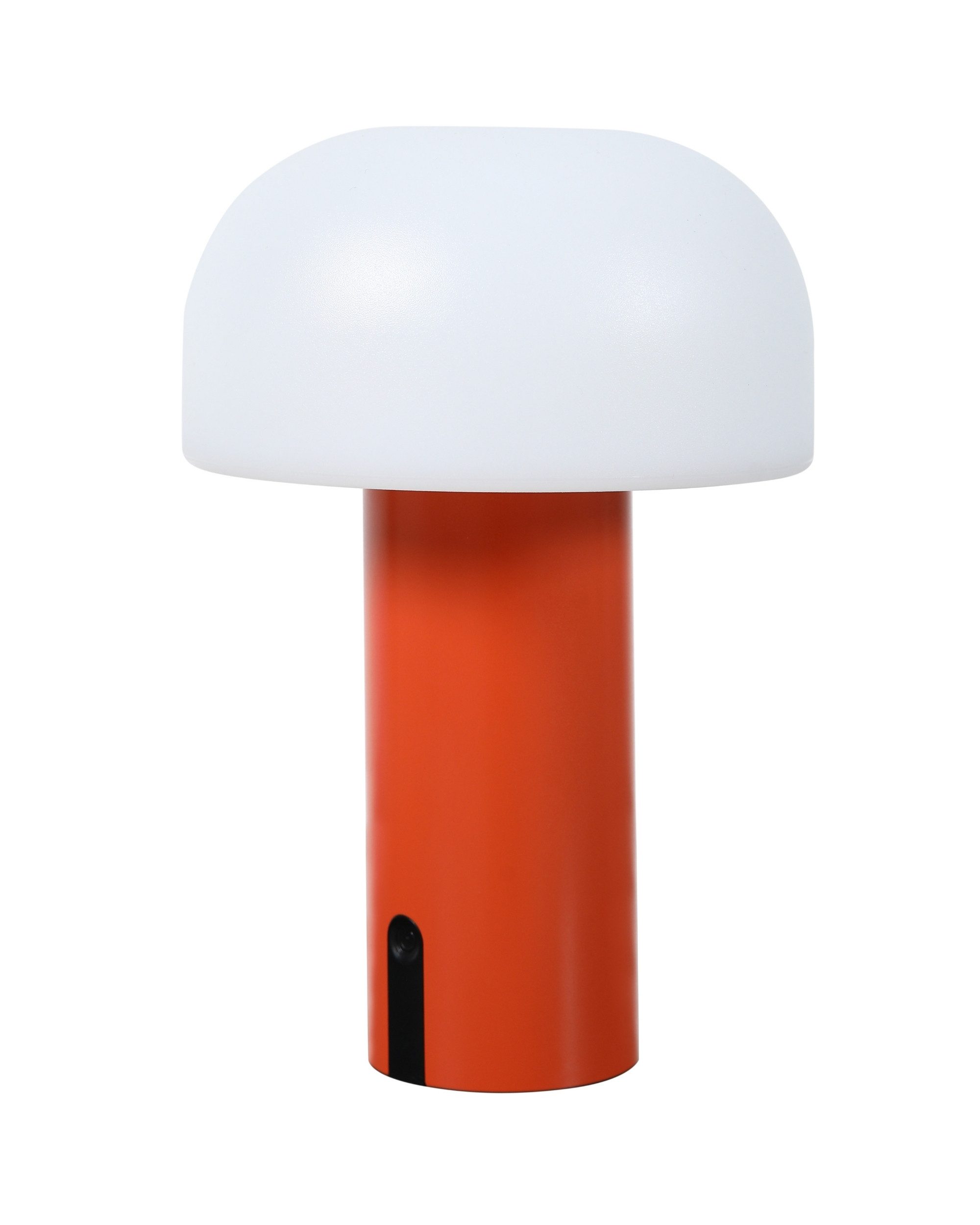 LUUK Studio LED Tischleuchte, LED fest integriert, warmweiß (2700 Kelvin), wiederaufladbarer Akku, für drinnen & draußen, modernes Design